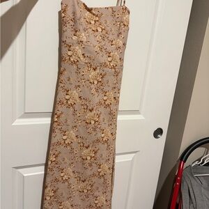 Francesca's Collections Mauve Floral Dress